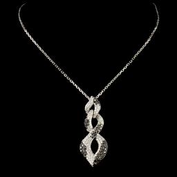 14K Gold 0.81ctw Diamond Pendant