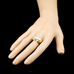 18K Gold 1.29ctw Diamond Ring