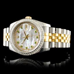 Rolex DateJust 116233 YG/SS Diamond 36MM Watch