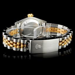 Rolex DateJust 18K/SS 1.00ct Diamond Ladies Watch