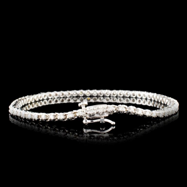 14K Gold 0.44ctw Diamond Bracelet