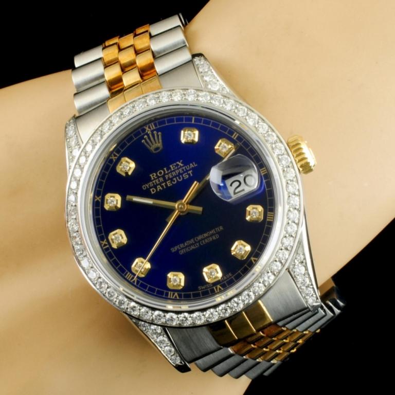 Rolex DateJust 1.50ctw Diamond 36MM Wristwatch