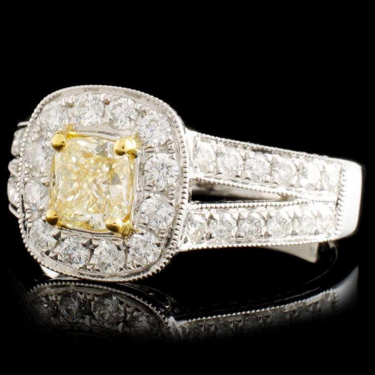 18K Gold 1.22ctw Diamond Ring