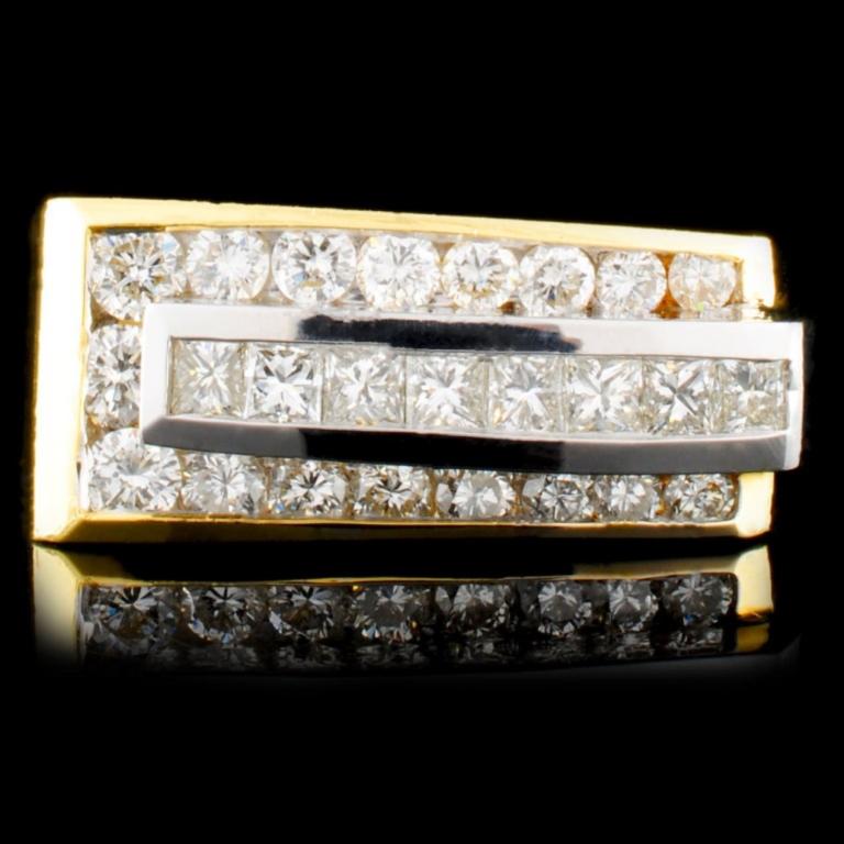 18K Gold 1.56ctw Diamond Ring