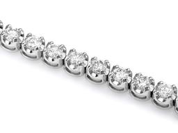 ^18k White Gold 3.00ct Diamond Bracelet