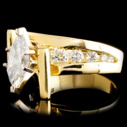 18K Gold 1.60ctw Diamond Ring