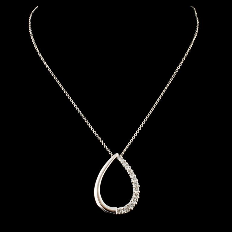 14K Gold 0.38ctw Diamond Pendant