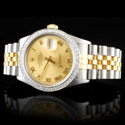 Rolex DateJust Diamond 36MM Wristwatch