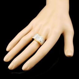 18K Gold 4.49ctw Diamond Ring