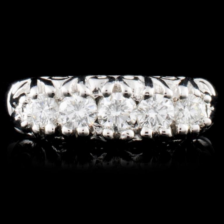 18K Gold 0.60ctw Diamond Ring