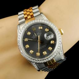 Rolex DateJust 1.50ctw Diamond 36MM Wristwatch