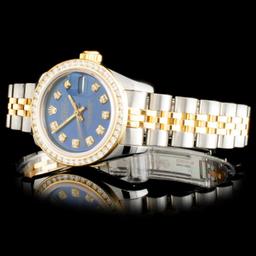 Rolex DateJust Ladies Diamond Wristwatch