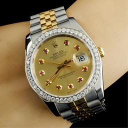 Rolex DateJust 116233 18K YG/SS Diamond 36MM Watch