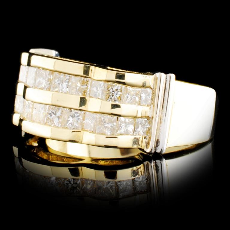 14K Gold 0.98ctw Diamond Ring