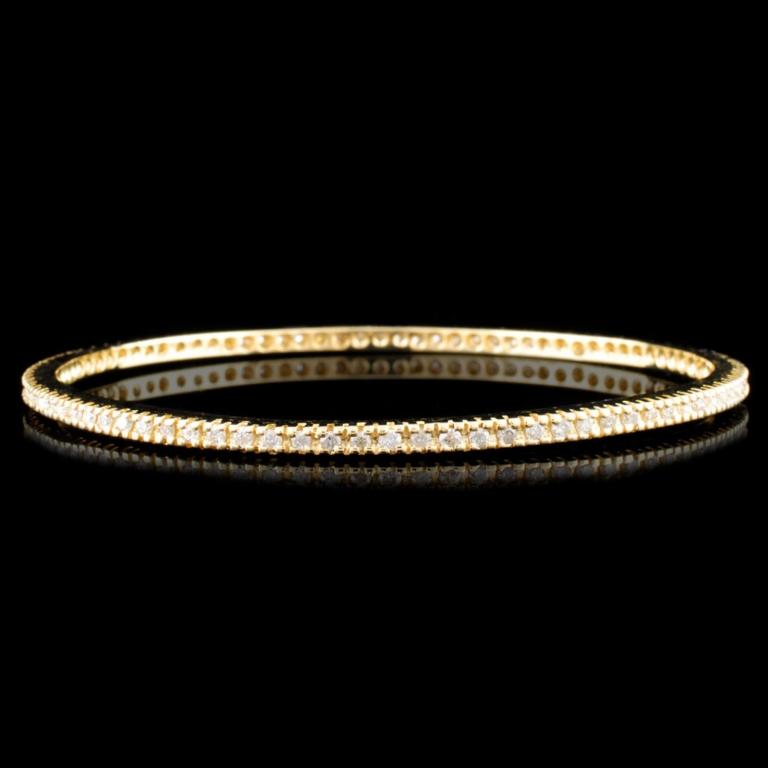 14K Gold 2.04ctw Diamond Bracelet