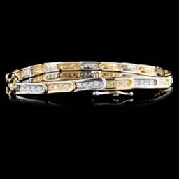 14K Gold 1.32ctw Diamond Bracelet