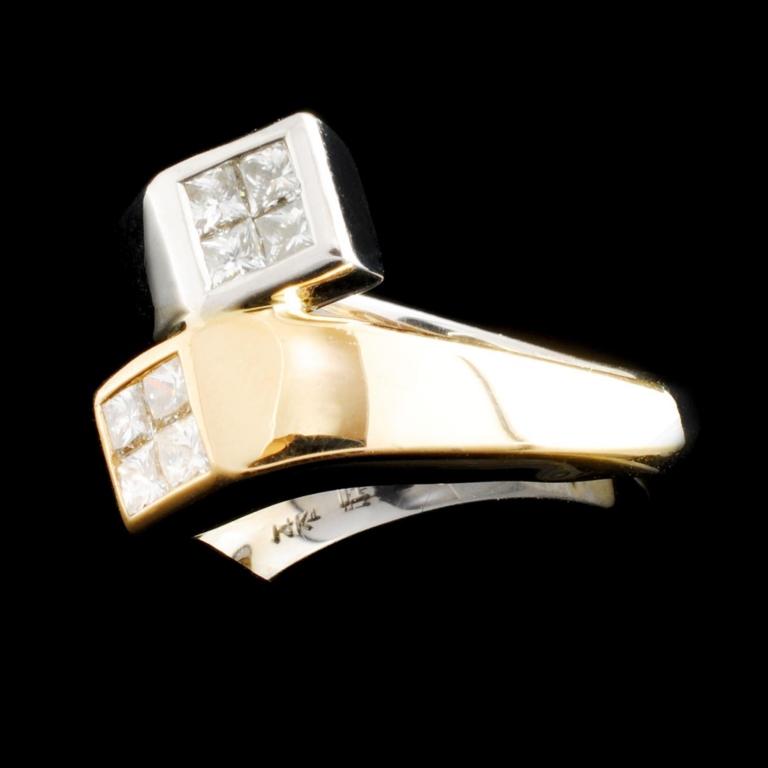 14K Gold 0.48ctw Diamond Ring