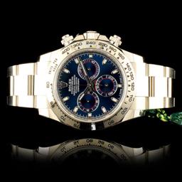 Rolex Daytona 18K Gold Blue Dial Cosmograph