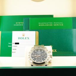 Rolex Daytona 18K Gold Blue Dial Cosmograph