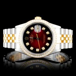 Rolex DateJust Diamond 36mm Wristwatch