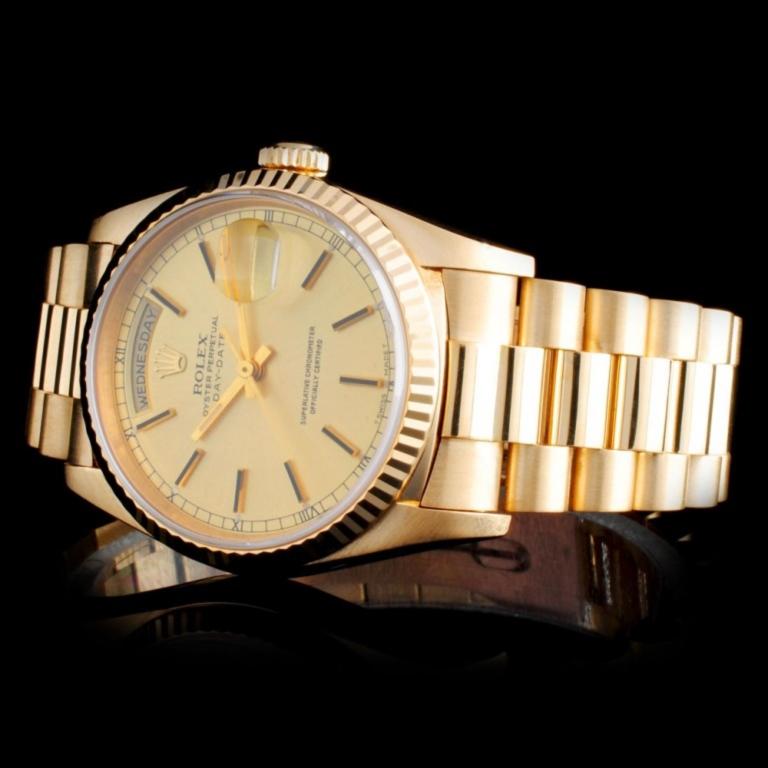 Rolex 18K YG Day-Date Men's Watch