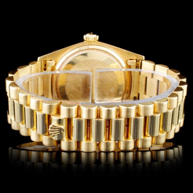 Rolex 18K YG Day-Date Diamond 36MM Watch