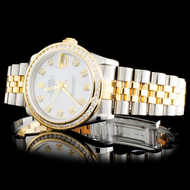 Rolex 31mm DateJust 1.00ct Diamond Watch