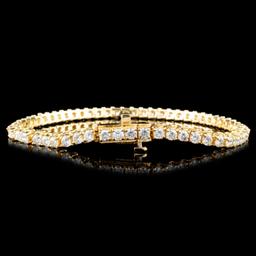 14K Gold 3.50ctw Diamond Bracelet