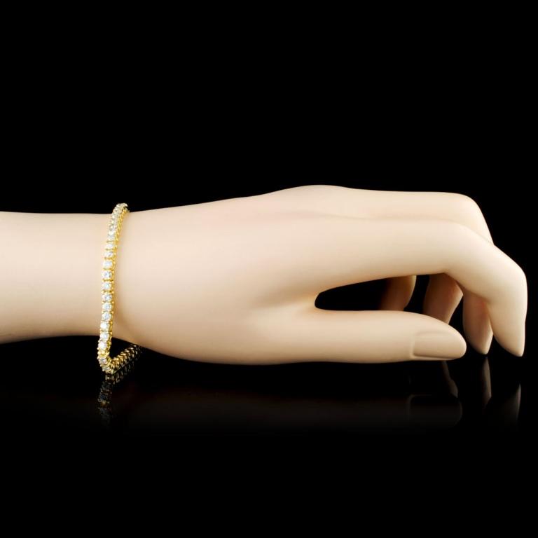 14K Gold 3.50ctw Diamond Bracelet
