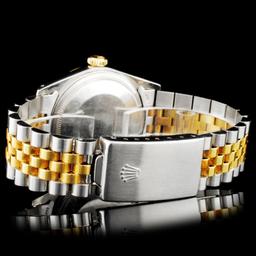 Rolex DateJust YG/SS Diamond 36mm Wristwatch