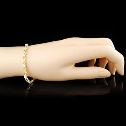 14K Gold 1.00ctw Diamond Bracelet