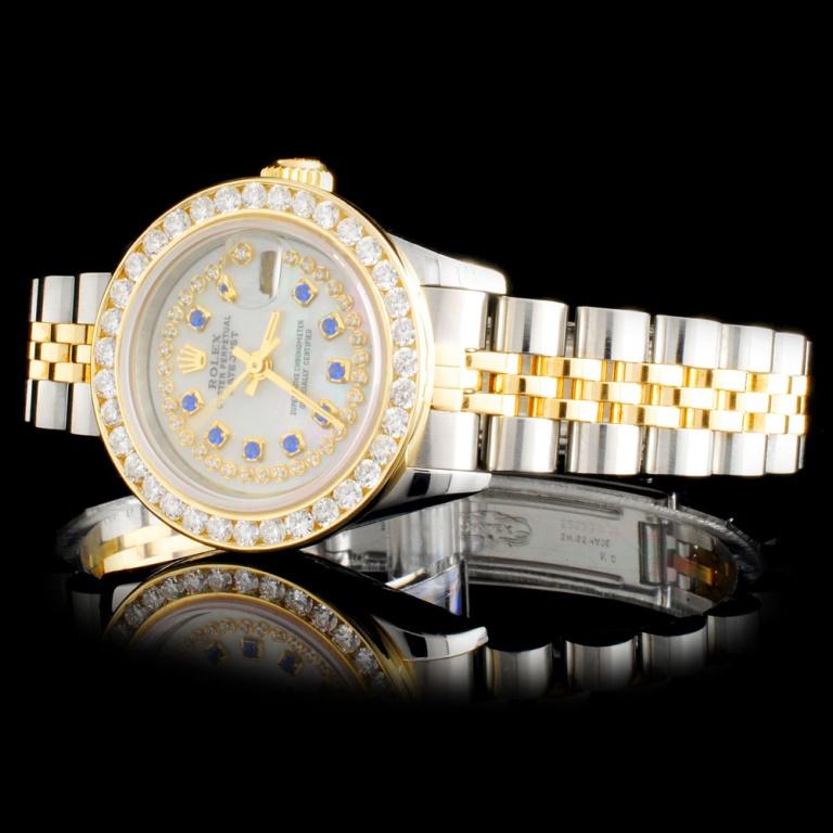 Rolex DateJust Diamond Ladies Watch