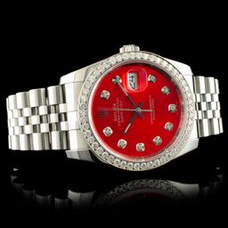 Rolex DateJust 116234 SS 1.35ct Diamond 36MM Watch