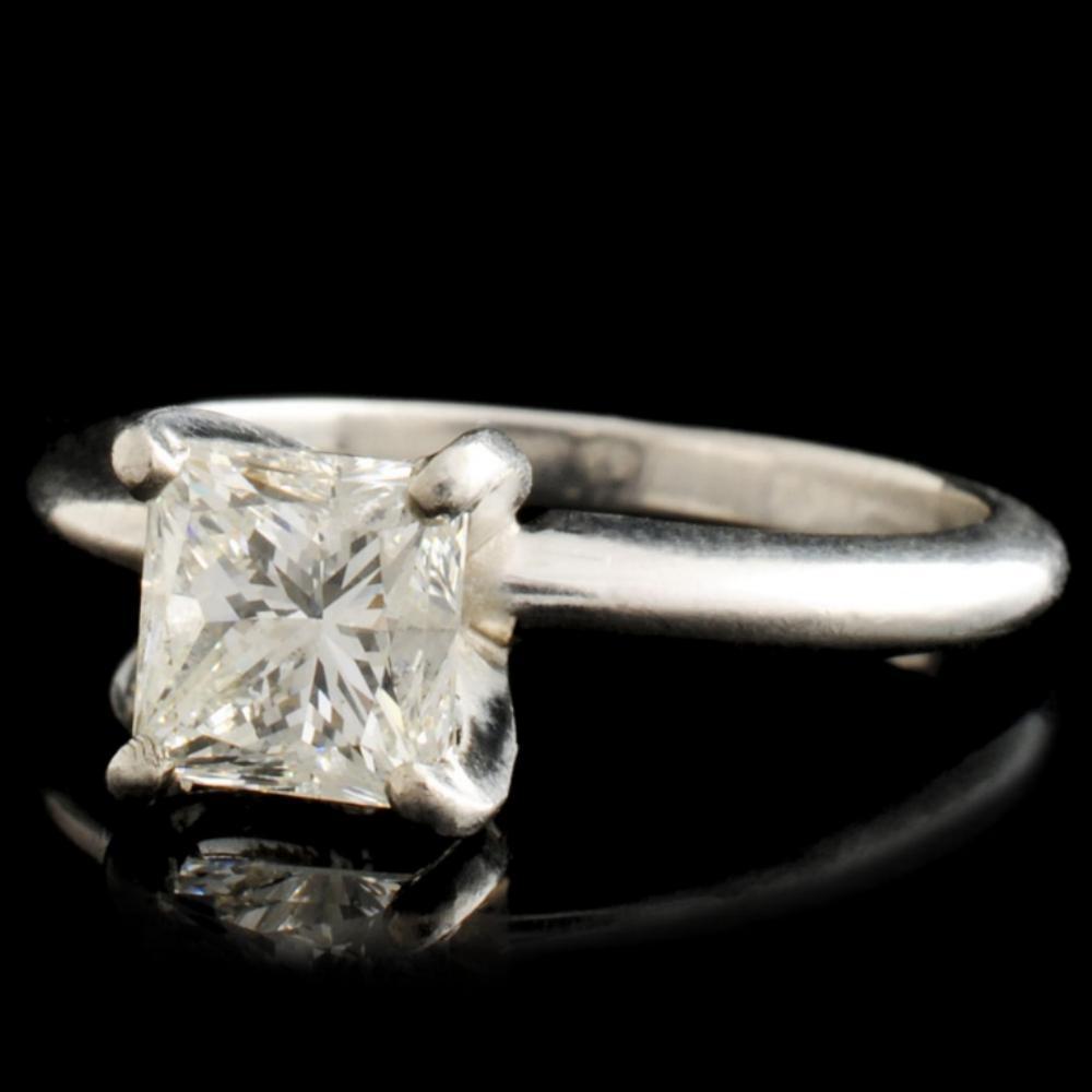 1.27ctw Diamond Platinum Solitaire Ring