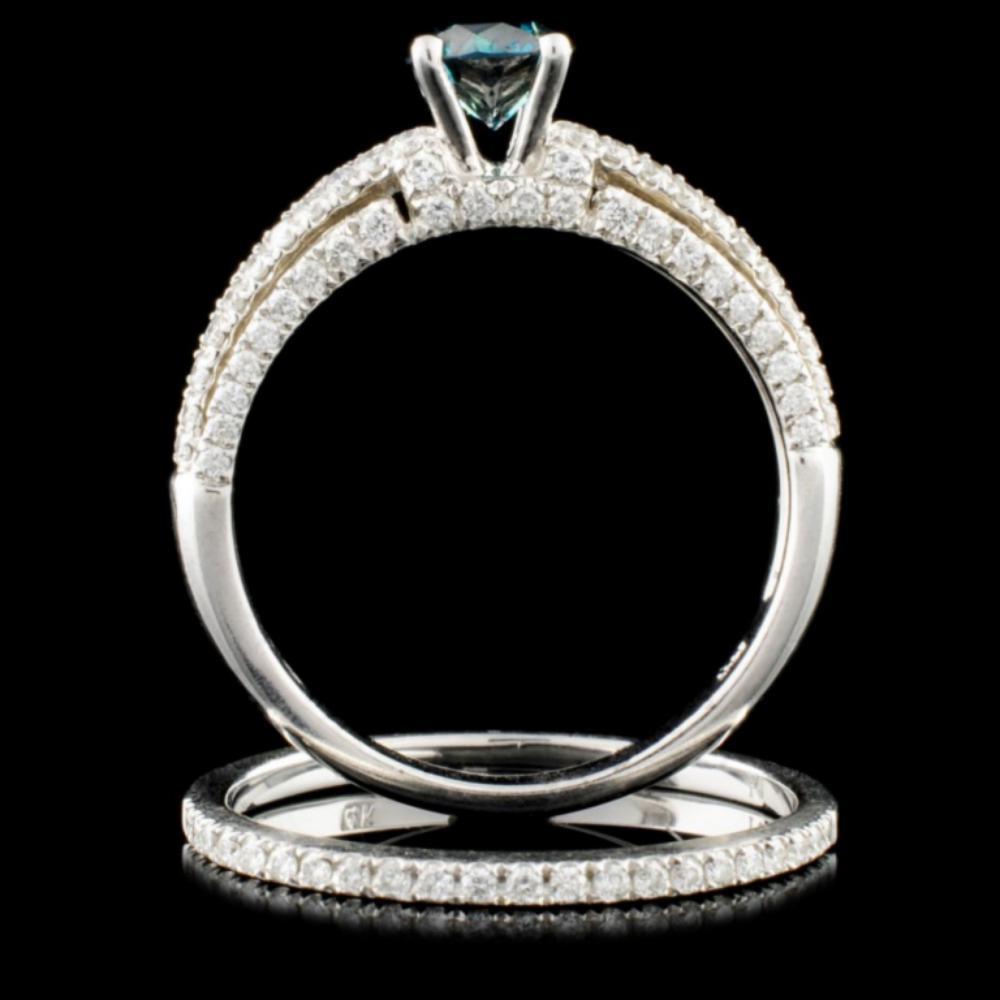 14K Gold 1.07ctw Fancy Color Diamond Ring
