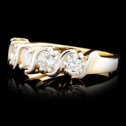 14K Gold 1.20ctw Diamond Ring