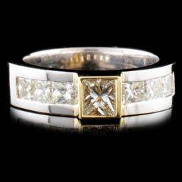 14K TT Gold 0.86ctw Diamond Ring