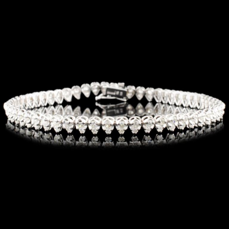 18K Gold 2.25ctw Diamond Bracelet