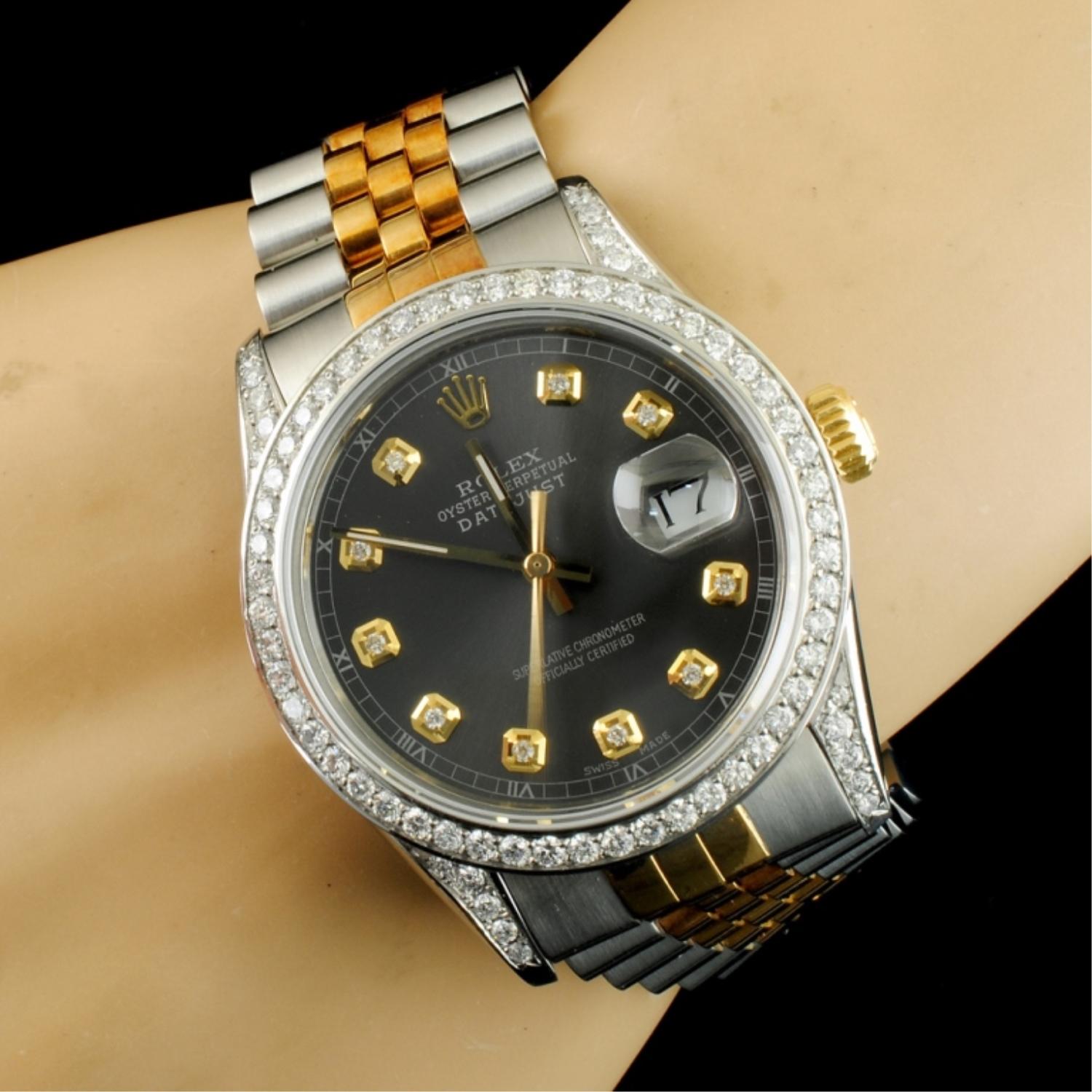 Rolex DateJust 1.50ctw Diamond 36MM Wristwatch