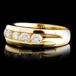14K Gold 0.92ctw Diamond Ring