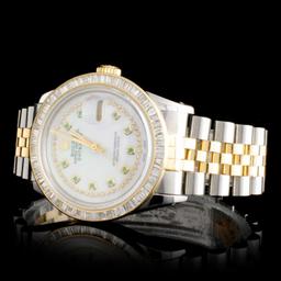 Rolex DateJust 3.00ct Diamond 36mm Wristwatch