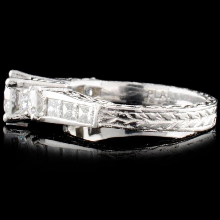 Platinum 1.82ctw Diamond Ring