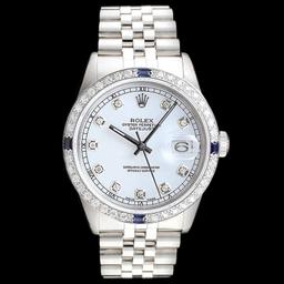 Rolex DateJust Diamond 36mm Wristwatch