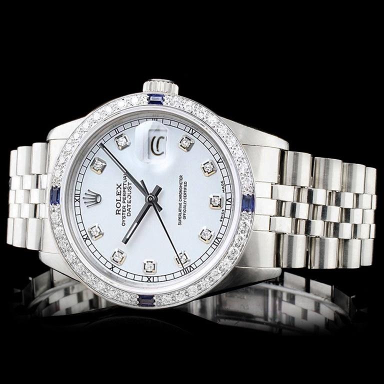 Rolex DateJust Diamond 36mm Wristwatch