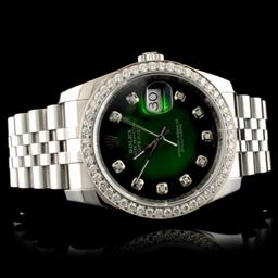 Rolex DateJust 116234 SS 1.35ct Diamond 36MM Watch