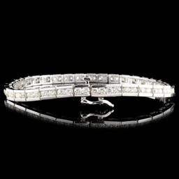 14K Gold 4.00ctw Diamond Bracelet