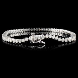 14K Gold 3.00ctw Diamond Bracelet