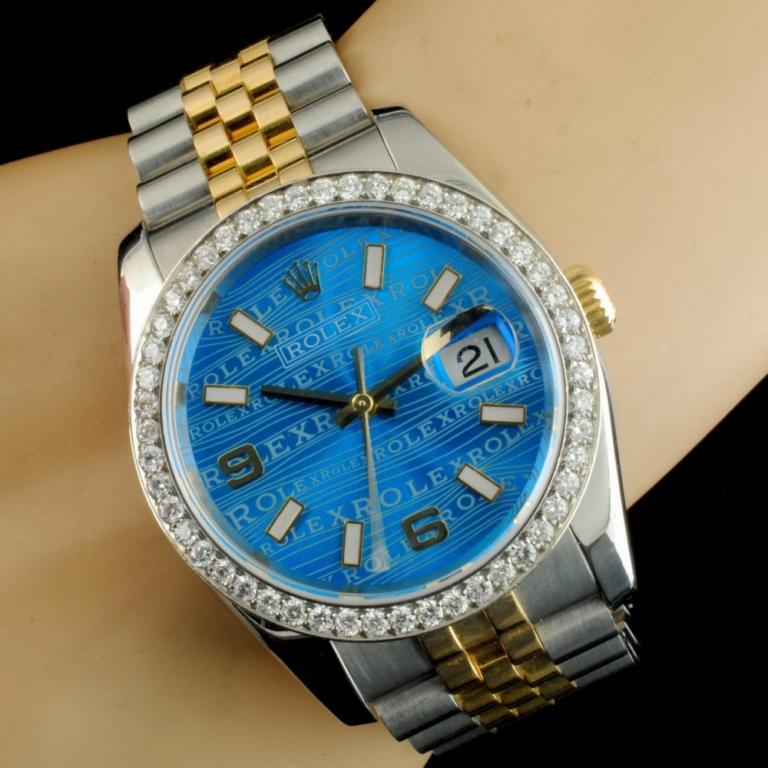 Rolex DateJust 116233 18K YG/SS Diamond 36MM Watch