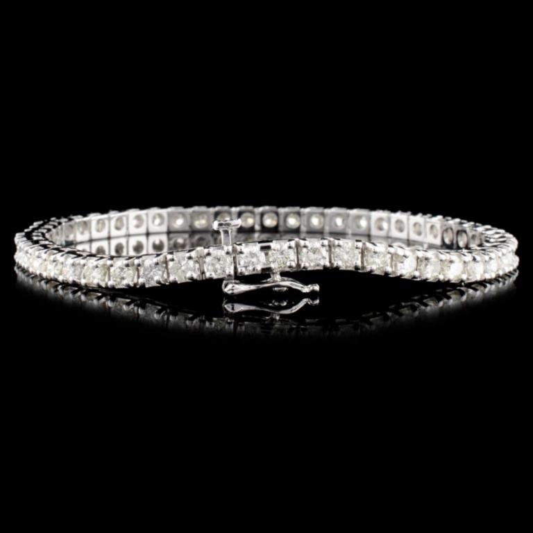 14K Gold 5.00ctw Diamond Bracelet