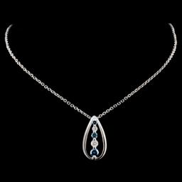 14K Gold 0.31ctw Fancy Diamond Pendant